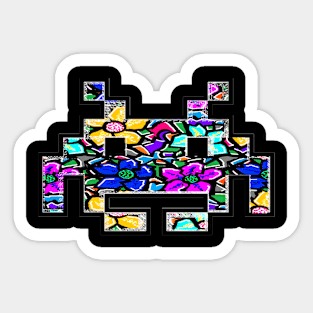 Invader,Game,gamer,retro,video,games by LowEndGraphics Sticker